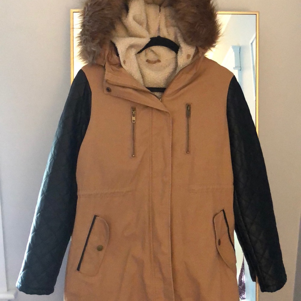 Faux Fur Hooded Women’s Winter Jacket